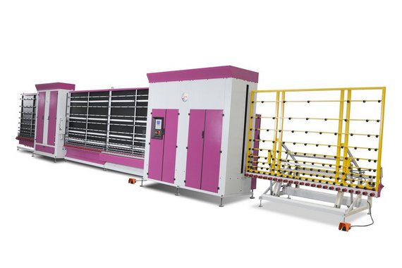 Линия мойки стекла с пневматическим прессом OBYM