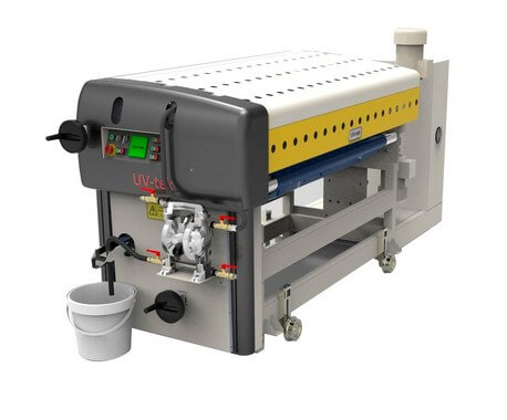 Оборудование для валковой покраски стекла